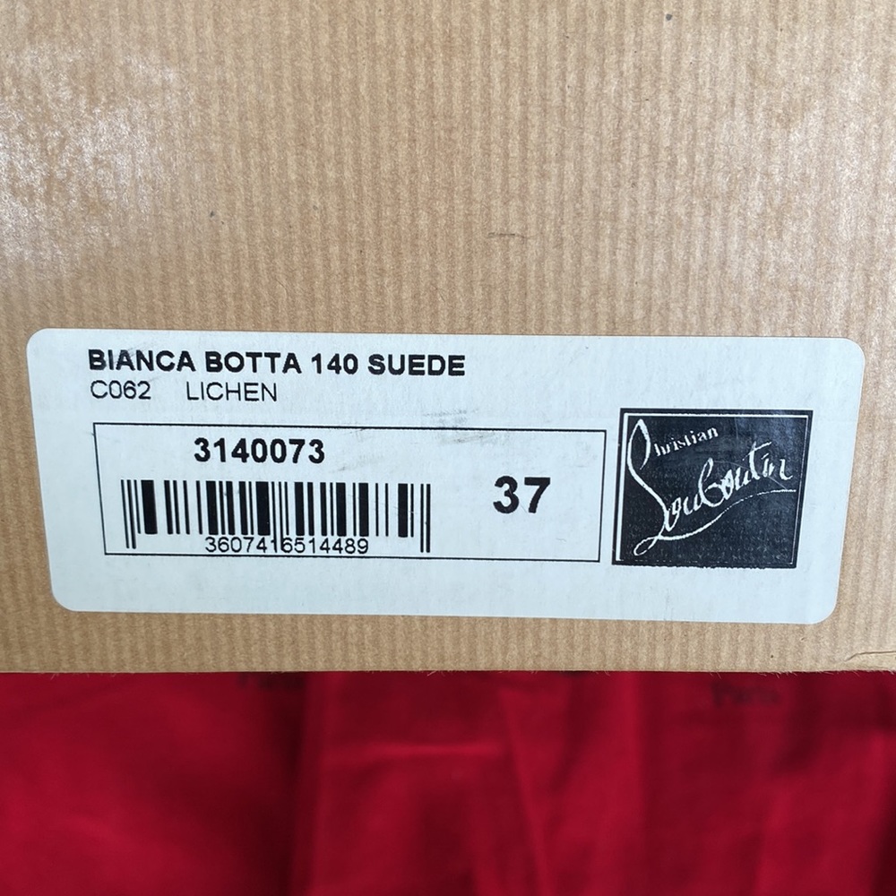 Christian Louboutin Bianca Boota 140 Suade. Size 37 or 6,5. Perfect condition. - Picture 5 of 5